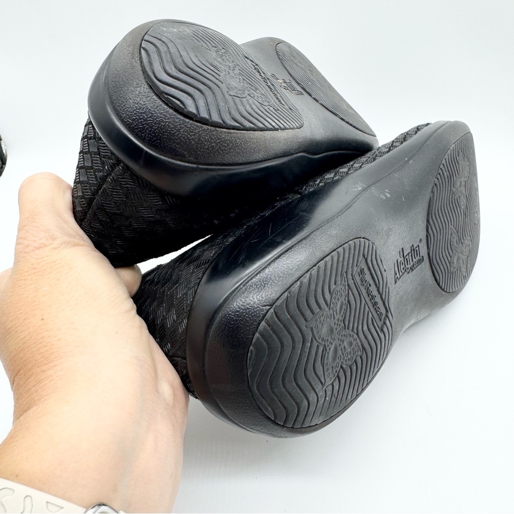 Alegria Keli Pro Waverly Woven Comfort Shoes Black Sz 41 Office Coastal Grandma - Picture 11 of 14